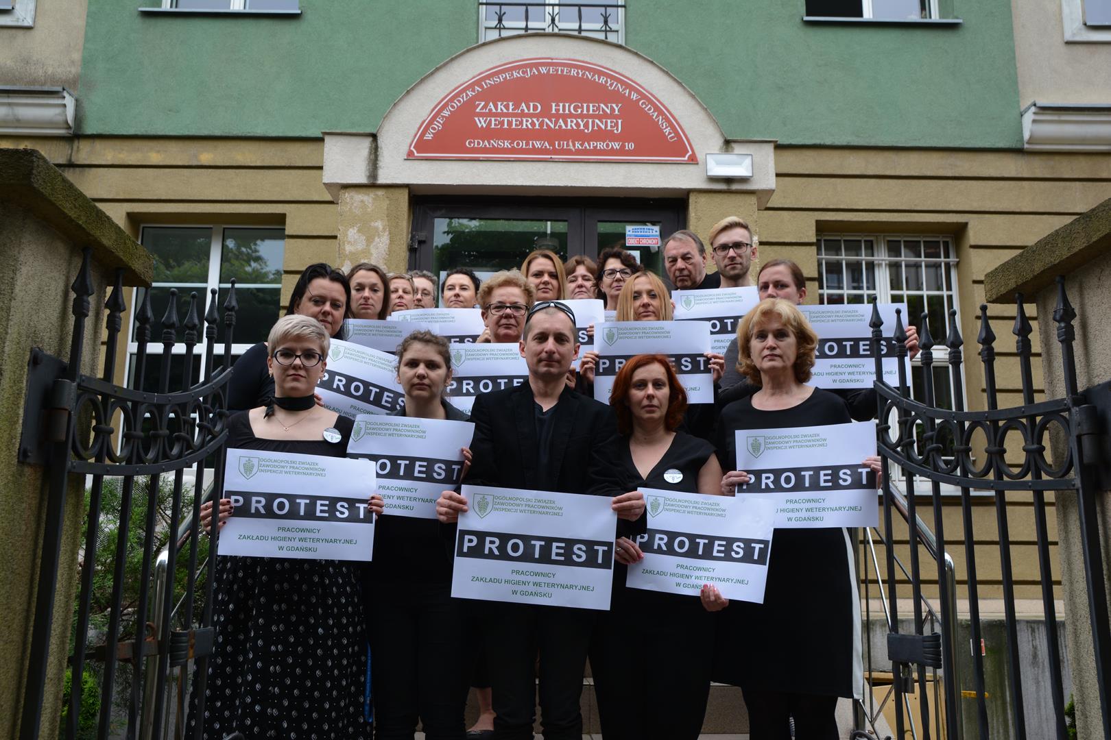 10 czerwiec 2019 Czarny Poniedziałek Służby Weterynaryjnej -Zaostrzenie Protestu Płacowego Lekarzy Weterynarii