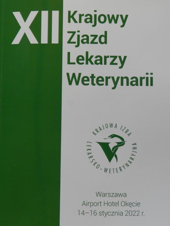 XII Krajowy Zjazd Sprawozdawczo-Wyborczy Lekarzy Weterynarii